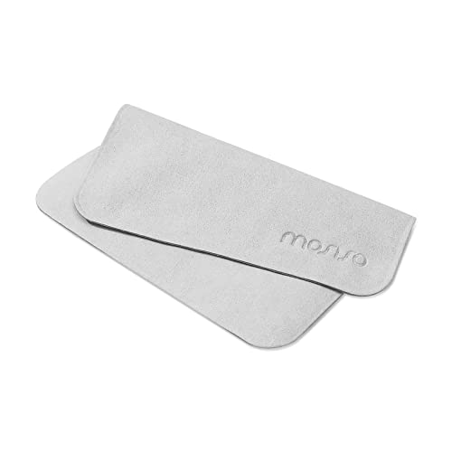 MOSISO Polishing Cloth, 2PCS Electronic Screen Cleaning Cloths, Grey