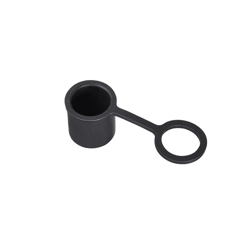 uxcell 10pcs BNC Silicone Protectors Cap Port Cover Anti Dust Black