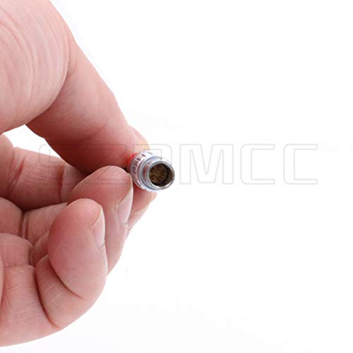 SZRMCC 5 Pin to BNC Timecode Sync Cable for ARRI Alexa Mini Camera Ambient Lockit UMC-4 Sound Devices 664 633 (Right Angle BNC) Straight 5Pin