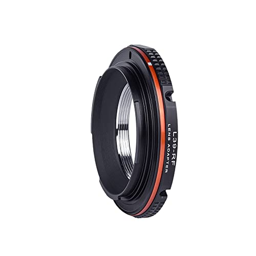 PHOLSY Lens Mount Adapter Compatible with M39 LTM Lens to Canon RF Camera Leica 39mm to Canon RF