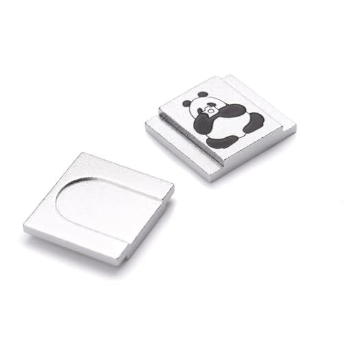Camera Metal Hot Shoe Cover Protector Cap Cute Button Compatible for Fujifilm X100VI X100V X-M5 X-T4 X-T3 for Nikon ZF Z5 Z6 Z6II (Aluminum Alloy-Set) Aluminum Alloy-Set