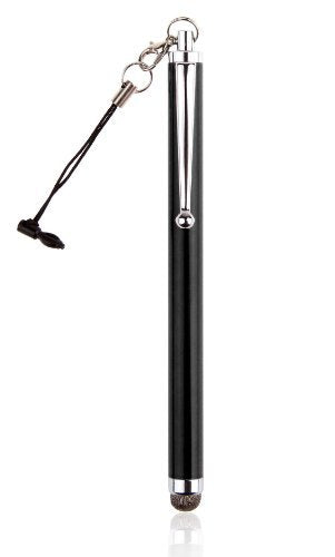 amPen Hybrid Stylus Pen - Interchangeable Hybrid Tip Touchscreen Stylus (Black) Black