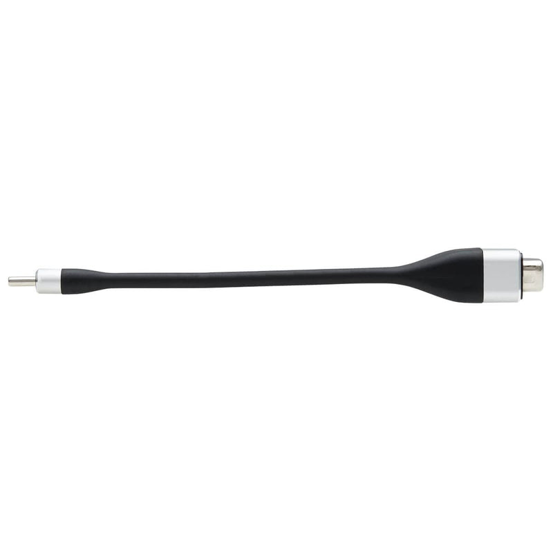 Tripp Lite USB-C to VGA Flat Cable, Flat USB C to VGA Apapter Cable (M/F), 1920 x 1200 60 Hz, Thunderbolt 3 Compatible, Black, 5 in (U444-F5N-VGA)