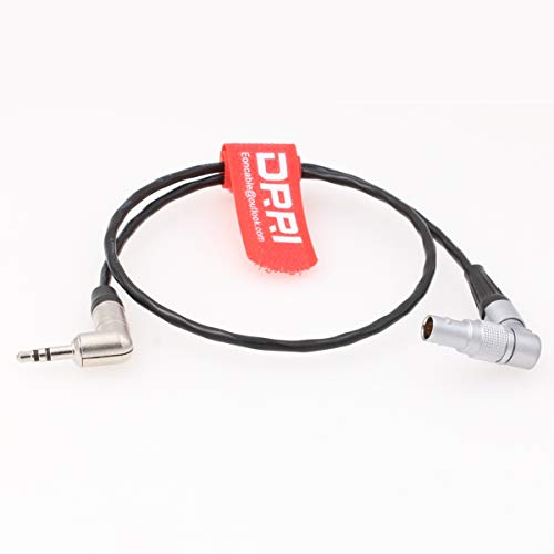 3.5mm Jack to EXT 9 Pin Tentacle Timecode Cable for RED Komodo 6K Digital Camera Rotatable 9pin cable