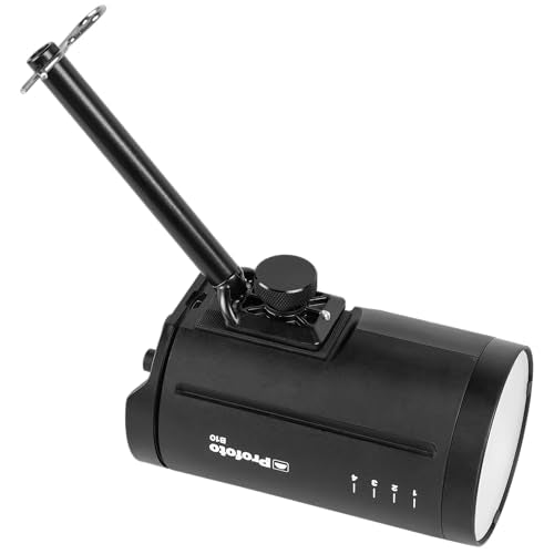 Kupo B10 Grip Pin with 1/4"-20 Mounting Bracket, 5/8" Baby Pin Interface, and Rigid Steel Construction for Secure Fixture Positioning on C-Stands and Grip Systems (KG126011)