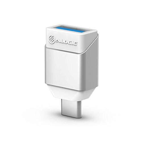 ALOGIC USB C to USB A Adapter, USB 3.1 (5Gbps), Compatible with MacBook Pro/Air 2020, Dell XPS, iPad Air 2020, iPad Pro, USB-C Smartphones and More - Silver