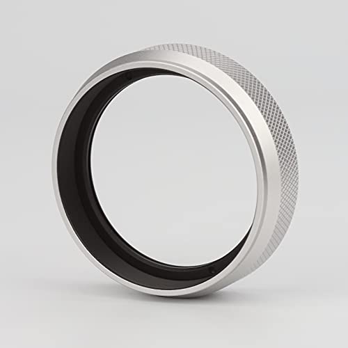 Haoge LUV-X100W Metal Lens Hood with MC UV Protection Multicoated Ultraviolet Lens Filter for Fujifilm Fuji X100F X100T X100S X100 X70 Camera Silver 2in1 Accessory Set
