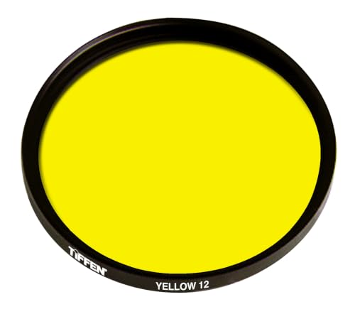 Tiffen 49mm Yellow 12 Camera Lens Filter for Black & White Photography