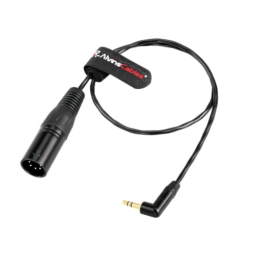 Alvin’s Cables XLR 5 Pin Male to 3.5mm TRS Audio Cable for ARRI Alexa XT SXT Amira, for Sony Venice Camera, 50cm| 20inches