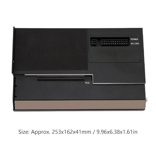 Dpofirs External Gpu Enclosure, GPU Enclosure for Thunderbolt 3 Laptops, USB4 40Gbps External GPU Dock Station, Compatible with PCIe, with TB RJ45 M.2 NVMe Interface, for Laptop Gaming