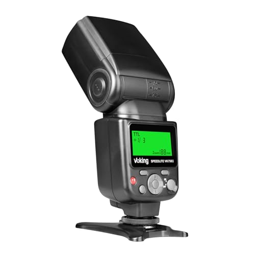 VK750II TTL Flash Speedlite with LCD Screen for Nikon F DSLR Camera