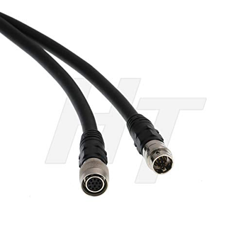 HangTon Extension Cable 12 Pin Hirose Female to Male for Sony DXC990 XC-HR50/70 Marshall Camera 10m CCMC