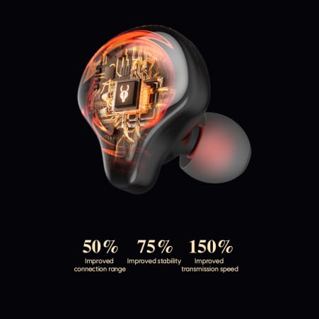 Sabbat G12 Elite TWS Wireless Bluetooth 5.4 Earbuds Gaming Music Noise Reduction in-Ear Headphones with Mic 6D Soundscape Charging Case Suitable for iOS, Android(Truth) Truth