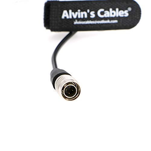 Alvin's Cables 5V to 12V Hirose-4-pin USB-Boost Power-Cable for Sound-Devices 688 633|Zoom F4 F8| Zaxcom