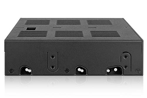 ICY DOCK 2 Bay 2.5 SAS/SATA HDD/SSD Mobile Rack + 3.5" Slot for External 5.25" Bay | ExpressCage MB322SP-B