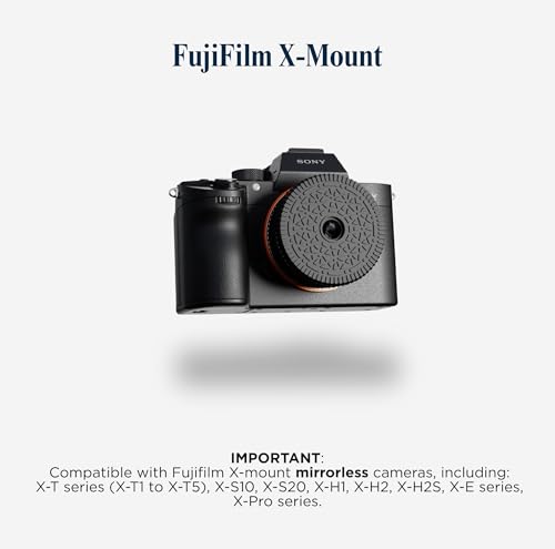 Original Retropia Repurposed Disposable Camera Mirrorless Lens | Unlimited Instant Film-Look Photos | Pancake Lens, 32mm Focal Length & Fixed f/11 Aperture (Fujifilm XF Mount Mirrorless Compatible) Fujifilm X-Mount Compatible
