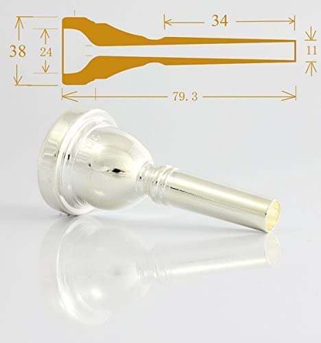 Professonal Gold Alto Trombone Mouthpiece 12c