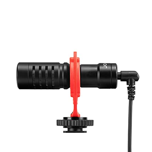 Joby JB01643-BWW Wavo Mobile Compact On-Camera Microphone with Rycote Shock Mount, Deadcat Windscreen for Smartphone, iPhone Microphone, Smartphone Mic, Professional Mic, Vlogging
