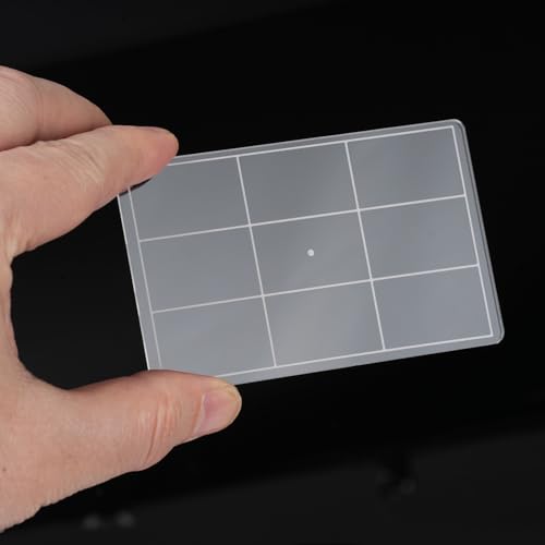 Rule of Thirds Photography Composition Viewer Finder,1 Pack Portable Enhance Photography/Painting/Drawing View Finder,Credit Card Size 1 pack