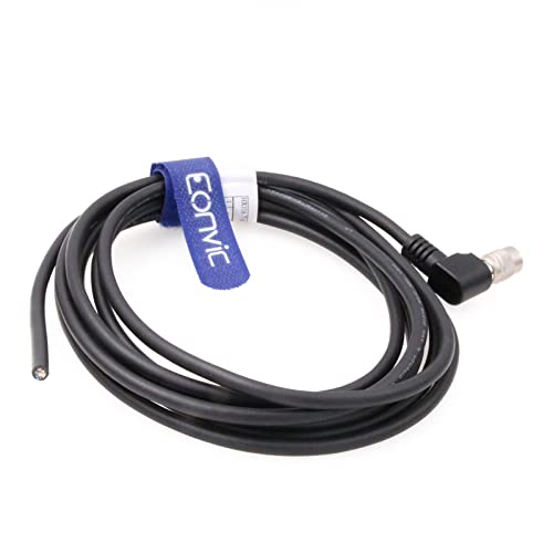 6 Pin Hirose Female Right Angle to Open End HR10A-7P-6S Power I/O Cable for Basler Sony AVT GIGE CCD Cameras,High Flex Twisted 1M/3.3ft