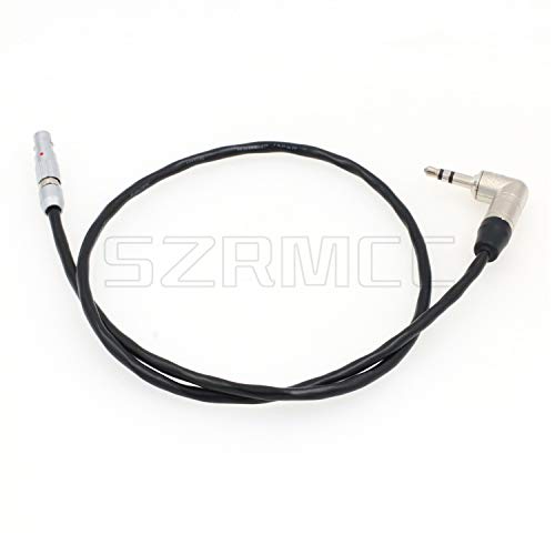 SZRMCC Tentacle Sync Zaxcom 3.5mm TRS to 00B 4 Pin Male Timecode Cable for RED Epic Scarlet DSMC2 Camera Straight 4 Pin