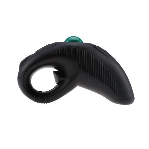 YUMQUA Y-10L Finger Handheld Trackball Mouse with Laser Pointer, 2.4G USB Wireless Trackball Mouse for Laptop Computer PC