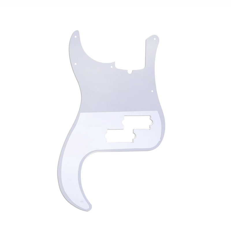 Musiclily Pro 13 Hole P Bass Pickguard for 4 String Precision Bass Modern Style, 4Ply Tortoise Shell