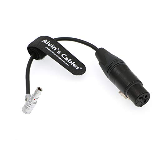 Alvin's Cables Audio Cable Right Angle 00 5 Pin Male to XLR 3 Pin Female for Z CAM E2 Camera right angle 5 pin 15cm