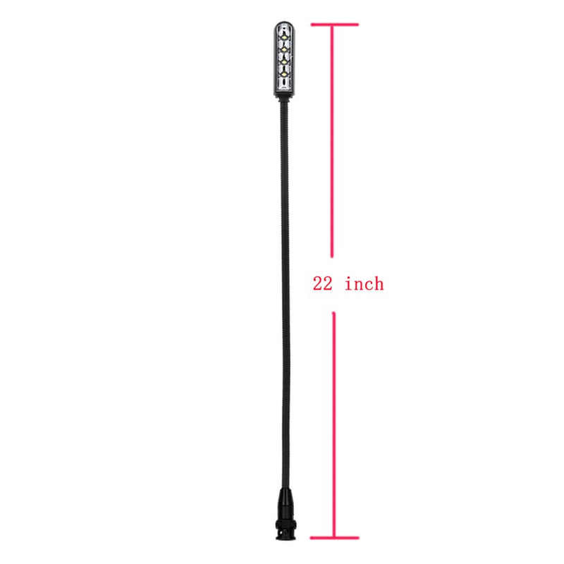 22 inch BNC Port Flexible Gooseneck Light DJ MIXER LED Gooseneck Lamp for Light control equipment (BNC Port) FBALEDBNC