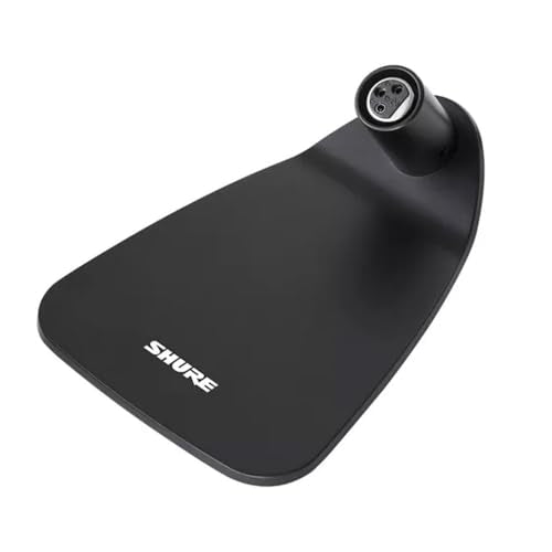 Shure Centraverse CVD Desktop Base for 12" and 18" Gooseneck Microphones - Black, with Attached 12' XLR Cable XLR (CVD-B)