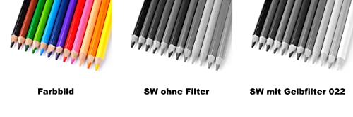 B+W 46mm Basic Black & White (Yellow) MRC 022M Glass Filter