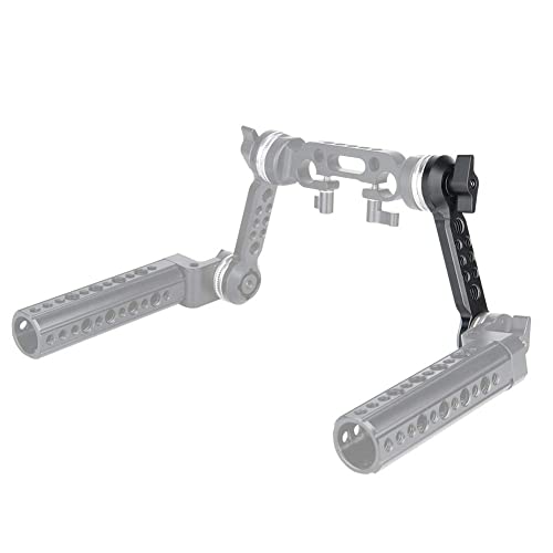 NICEYRIG Rosette Extension Arm for ARRI Standard M6 Thread Mount Applicable for Handgrip Heavy Shoulder Rig Support System