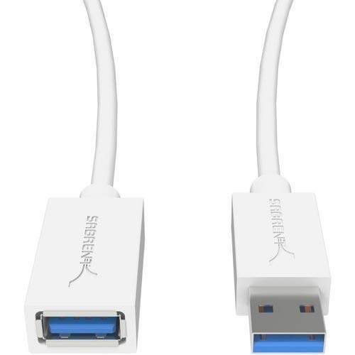 Sabrent USB 2.0 to Serial (9-Pin) DB-9 RS-232 Converter Cable, Prolific Chipset + 22AWG 3 Feet USB 3.0 Extension Cable