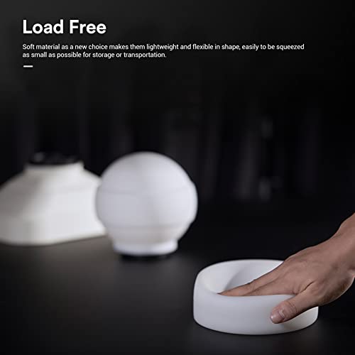 Godox ML-CD15 Diffusion Dome w/3 adapters, Flash Light Diffuser, Fit for Godox V1 Pro V1 AD100 Pro AD200Pro AD300Pro AD400Pro V860III V860II V850III TT685II TT600 TT600S AD200 ML60II Bi ML30 ML60, etc