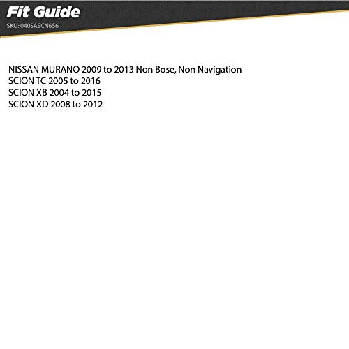 Scosche Compatible with Select 2009 to 2013 Nissan Murano, 2004 to 2015 Scion XB, 2005 to 2016 Scion TC & 2008 to 2012 Scion XD 5.25" - 6.5" Speaker Adapters (1 Pair) SASCN656 Standard Packaging