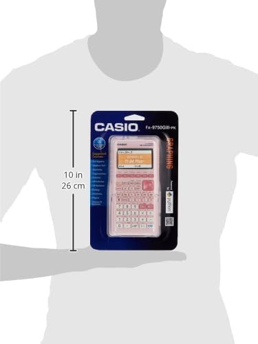 Casio fx-9750GIII Graphing Calculator, Python Programming, Pink | Natural textbook display with Python programming; ideal for exams, STEM & advanced math