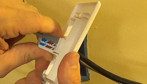 Cat5e Keystone Ethernet Wall Jack Punch Down UTP 45-Degree (Easier Termination Than 90-Degree), RJ45 Slim Profile Speed Termination 45° Angled Blue (50 Pack) 50 PCS