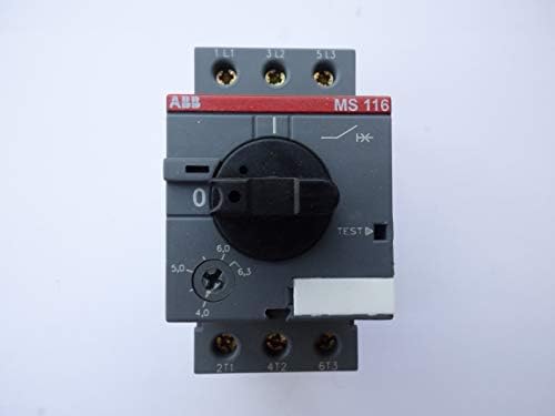 ABB MS 116-6.3 Motor Protection Switch Adjustable 690 V/AC 6.3 A Pack of 1