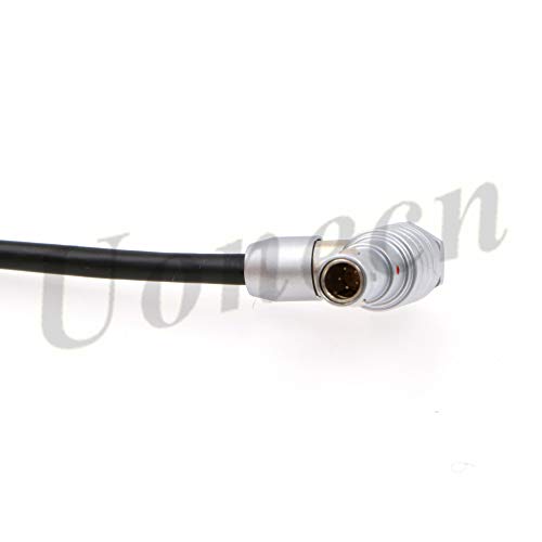 Uonecn for ARRI Alexa mini Camera Cable Two XLR 3 pin Female Plug to 00 Right Angle 5 pin Male Audio Input Cable
