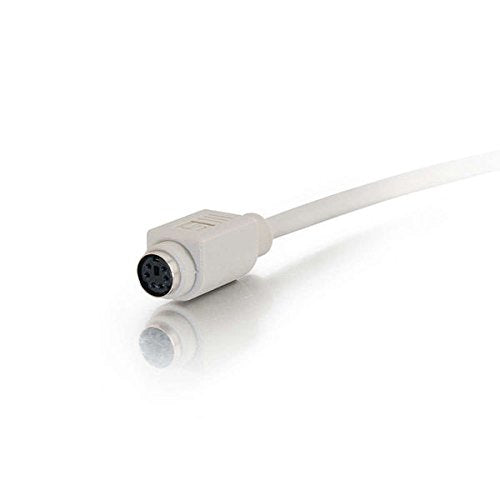 C2G 02715 PS/2 M/F Keyboard/Mouse Extension Cable, Beige (6 Feet, 1.82 Meters) 6 feet Keyboard Mouse Extension Cable 6 Feet