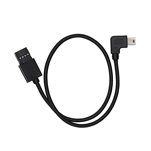 Replace for DJI Ronin-S Camera Control Cable for Canon 6D2, 5D3, 80D, 6D, 800D, 70D, 77D, 200D (MCC to Mini) Elbow