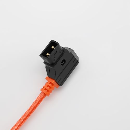 D-Tap Male to Hirose 12-Pin Female Power Cable for B4 2/3” ENG Lens Servo, Compatible with Fujinon, Canon, Nikon, Angenieux, Schneider, V-Mount/Gold Mount Battery Power, 25”