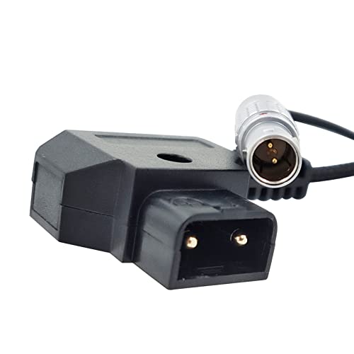 D-TAP to Lemo-Compatible 2 Pin Male Power Cable Suitable for Teradek Z Cam ARRI RED DJI TILTA Paralinx Preston Transvideo Offhollywood Switronix Panasonic (Straight) Straight