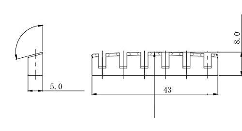 [AUSTRALIA] - Guyker 43mm Guitar Adjustable Brass Nut - Height Bell Nut Replacement Compatible with Gibson Les Paul LP SG Style Guitar 