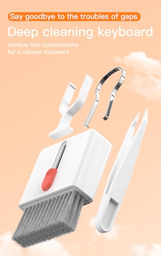 32-in-1 Electronics Cleaning Kit for Phone, Earbuds, Keyboard & Camera Lens White
