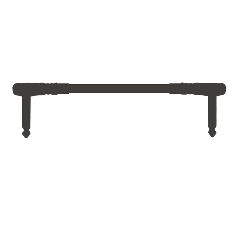 1.6ft ME.Face Pedal Cable, 1/4 Inch Angle/Angle Performance Guitar Effect Pedal Cable, Guitar Patch Cables (ME.Face Black) 1.6ft