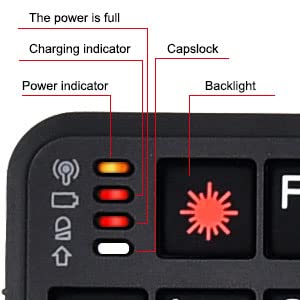 Miritz 2.4G Wireless Mini Keyboard and Mouse Touchpad Remote Control with Laser Pointer ,for Windows/Android/Google/Smart TV/HTPC/IPTV/Mac OS/Linux Black