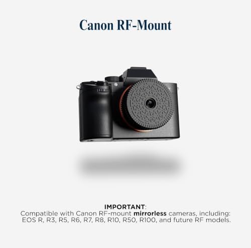 Original Retropia Repurposed Disposable Camera Mirrorless Lens | Unlimited Film-Look Photos | Compact Pancake Lens, 32mm Focal Length & Fixed f/11 Aperture (Canon RF-Mount Mirrorless Compatible) Canon RF-Mount Compatible