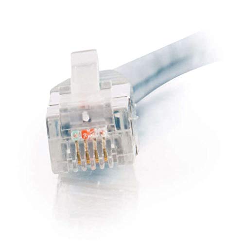 C2G RJ11 Modem Cable, Internet Cable Connector for Phone Jack to Broadband Cable, 25 Foot RJ11 Data Transfer Cable, 1 Count, C2G 28723
