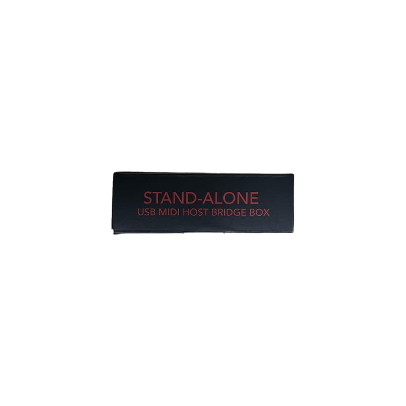 DigitalLife Stand-Alone USB MIDI Host Bridge Box - 1-In/1-Out 5-PIN DIN MIDI Interfaces, LED Indicator, Metal, Red (No computer needed) MIDI-Host (Red)